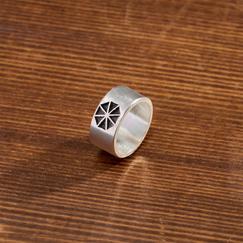 Umbrella Geek Silver Bead Bracelet