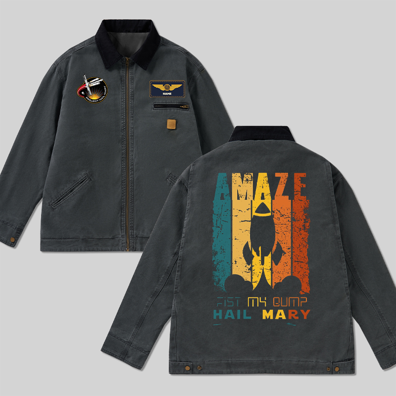 Personalized Project Hail Mary Classic Work Jacket