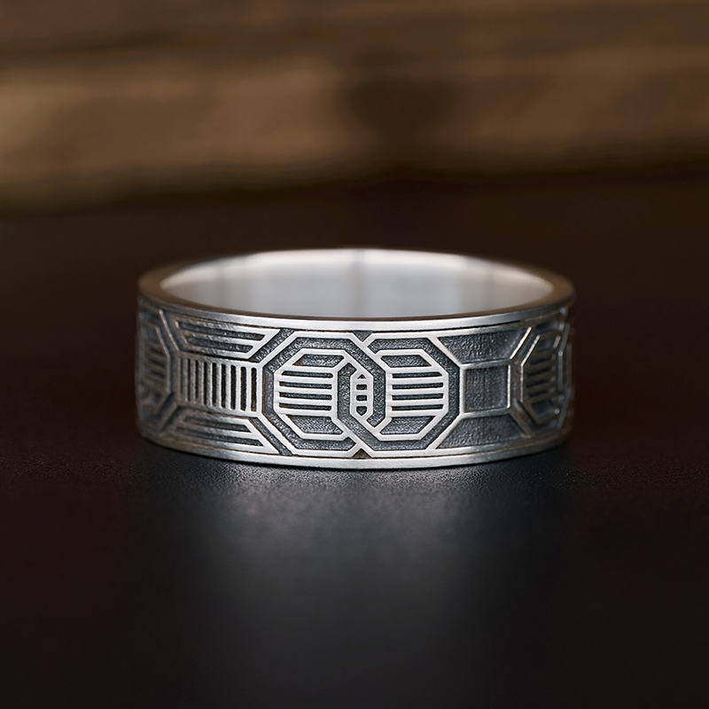 Galactic Empire Sterling Silver Band Ring
