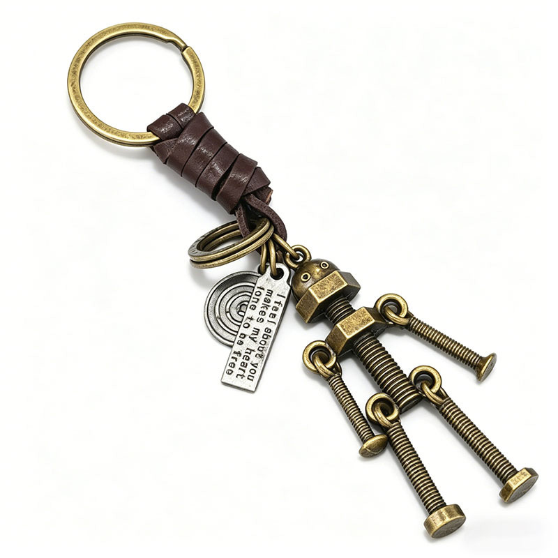 [Copy]Transparent Electronic Robot Keychains