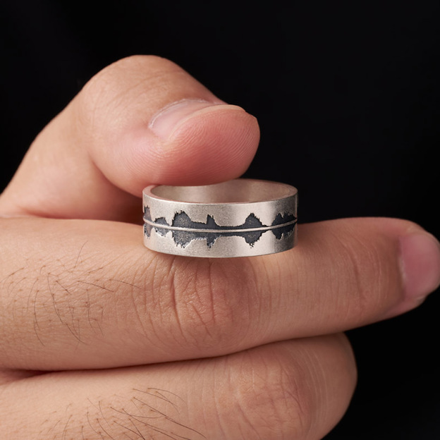 This is Not a Defect Geek Silver Band Ring