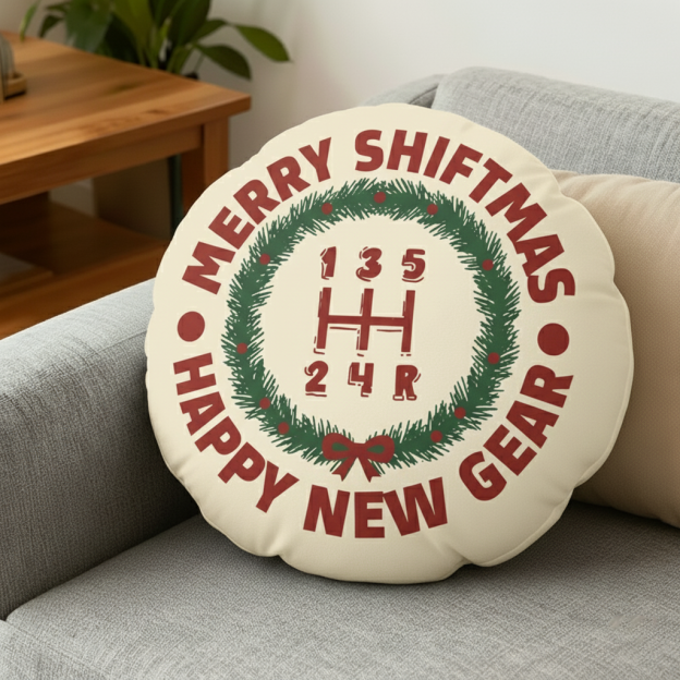 Merry Shiftmas Geek Pillow