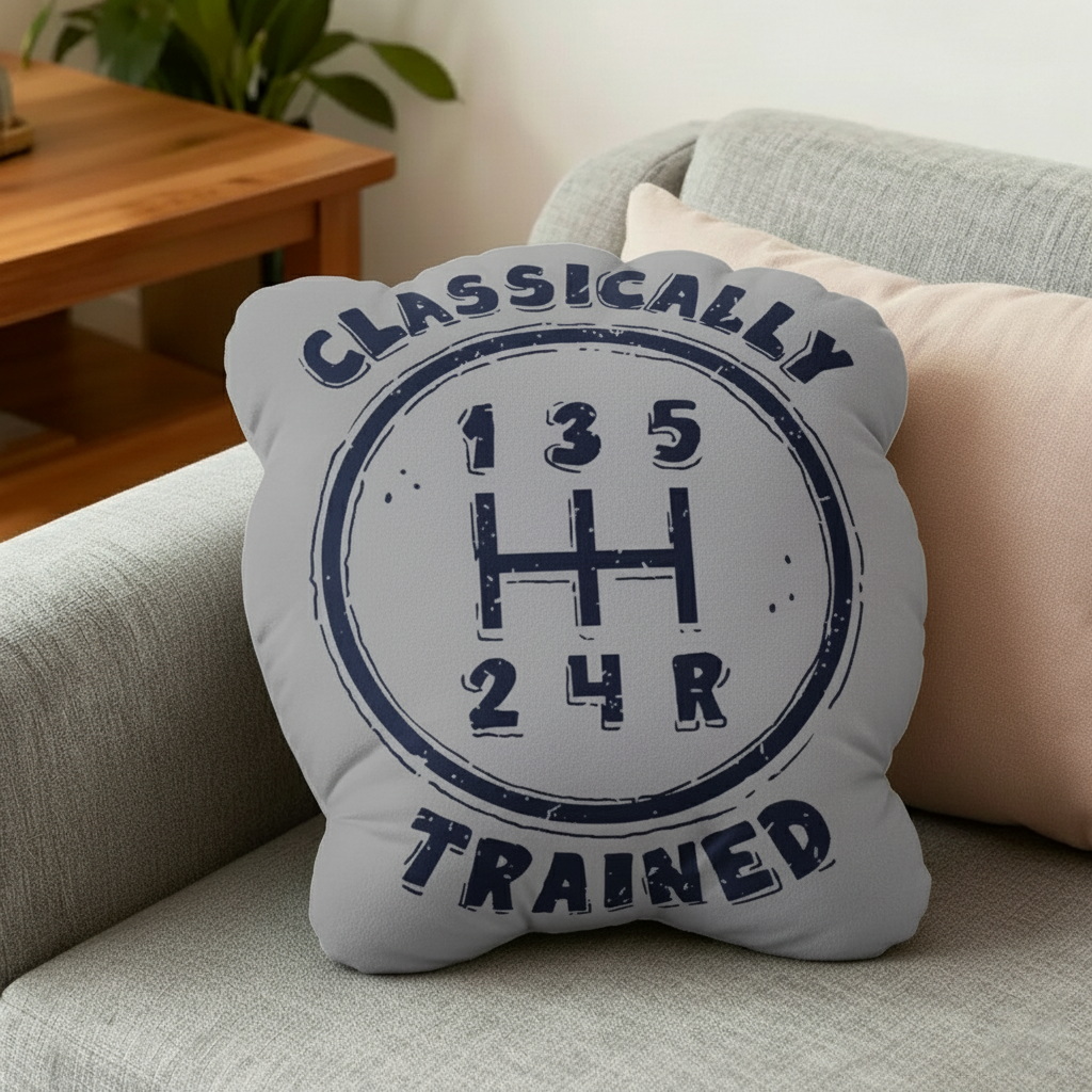 Classically Trained Geek Pillow