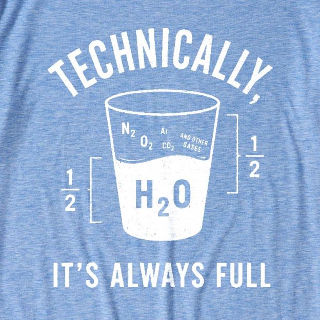 It's Always Full Science Ultra Soft Heather Tee