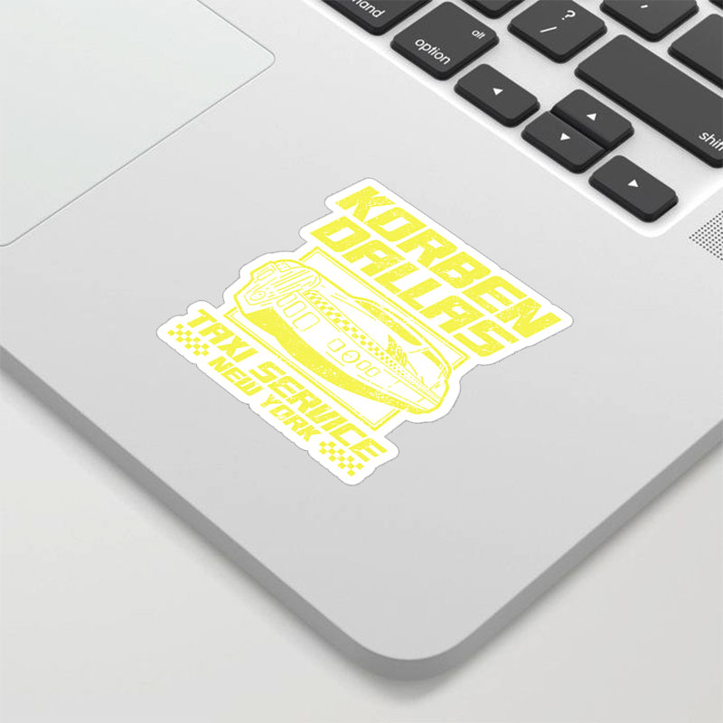 Korben Dallas Taxi Service Geek Sticker