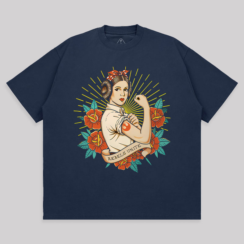 Rebels Unite Unisex Oversized T-shirt