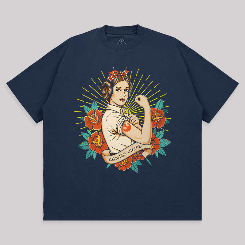 Rebels Unite Unisex Oversized T-shirt