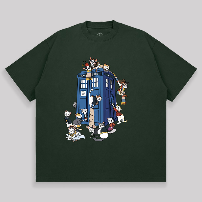 Doctor Cat Unisex Oversized T-shirt