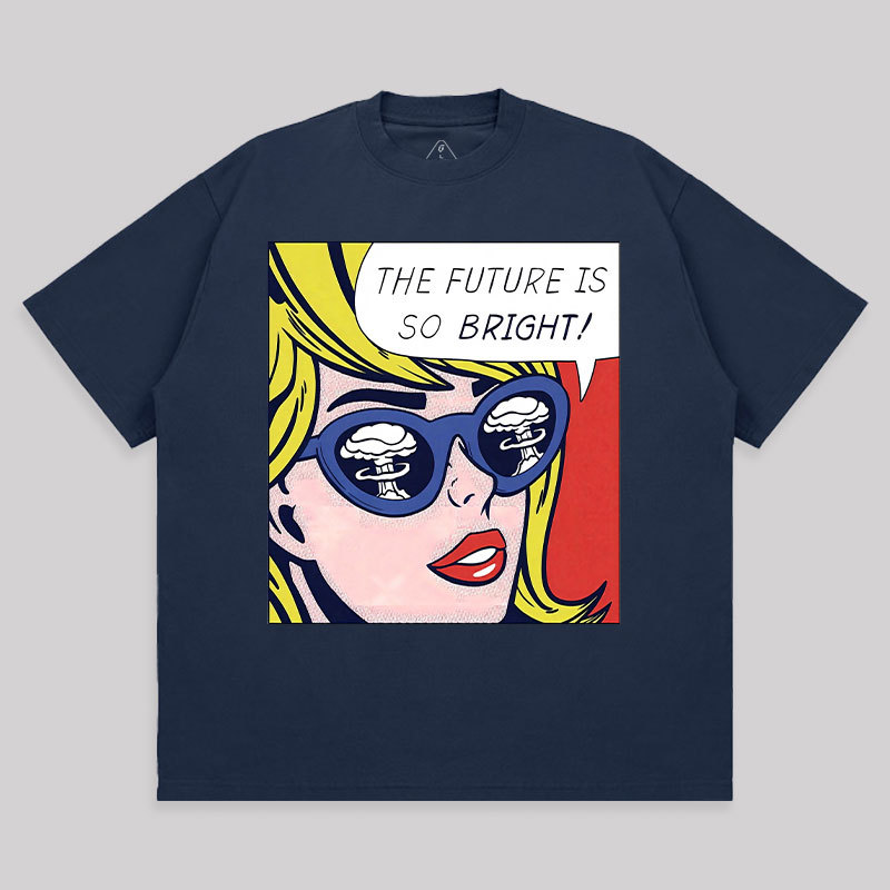 Pop Optimistic Girl Unisex Oversized T-shirt