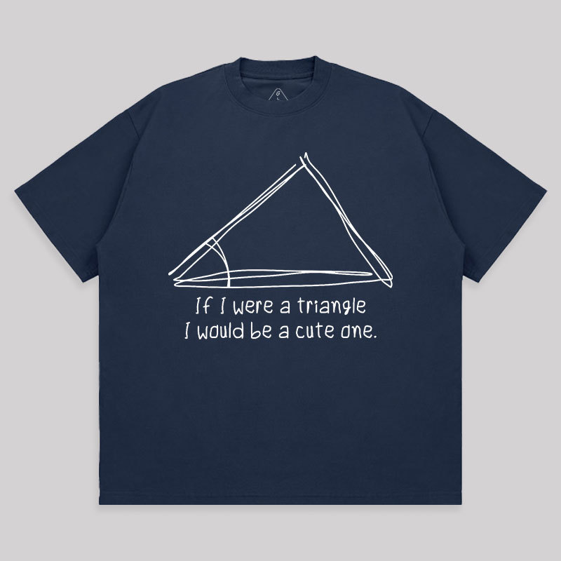 A Cute Triangle Unisex Oversized T-shirt