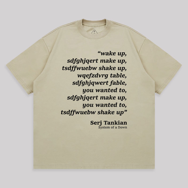 Wake Up Unisex Oversized T-shirt