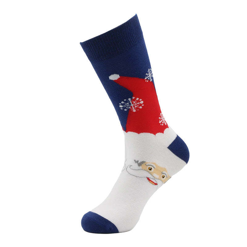 New Men's Printed Christmas Socks