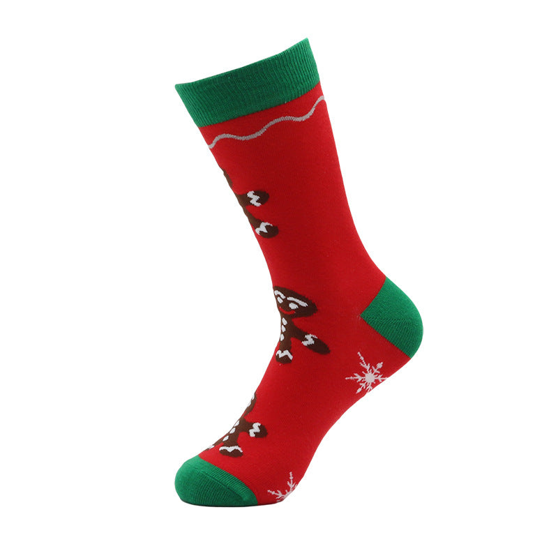 New Men's Printed Christmas Socks