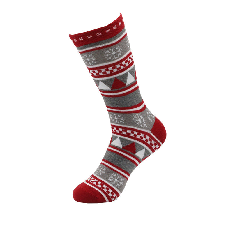 New Men's Printed Christmas Socks