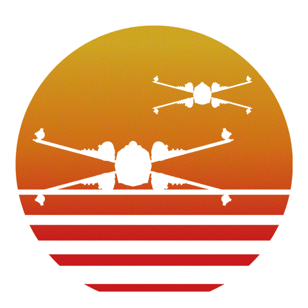 Sunset X-Wing Starfighter Geek Car Air Fresheners