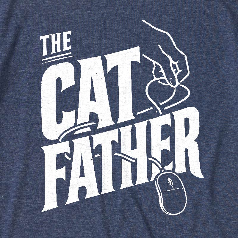 The Cat Father Ultra Soft Heather Tee