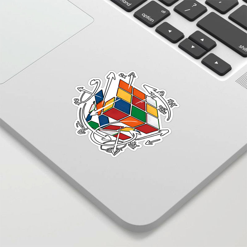 The Cube's Formula Geek Sticker