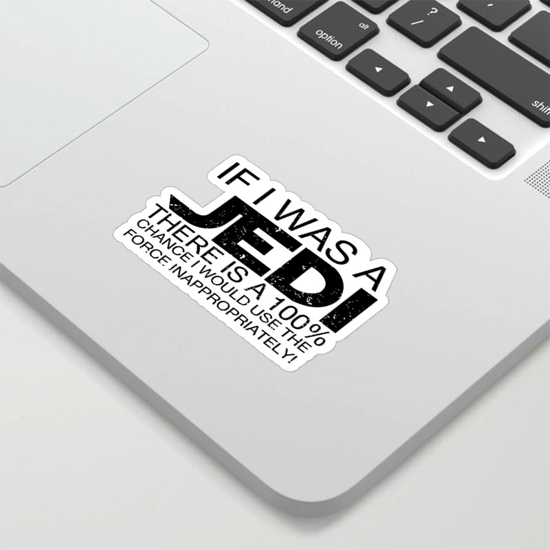 Use The Force Inappropriately Geek Sticker