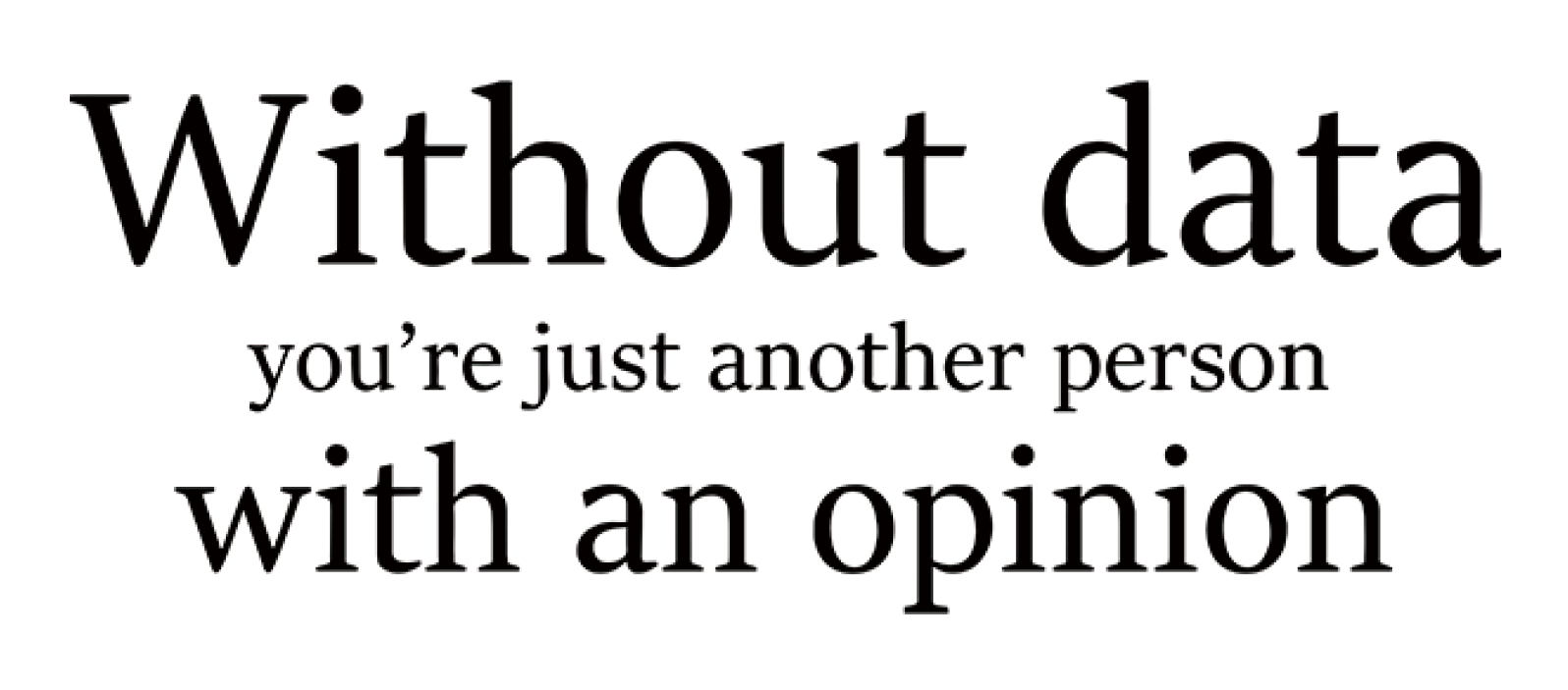 Without Data You're Just Another Person Geek Car Air Fresheners