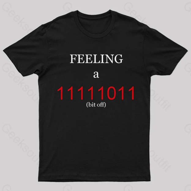 A Bit Off Programming Geek T-Shirt Black / S