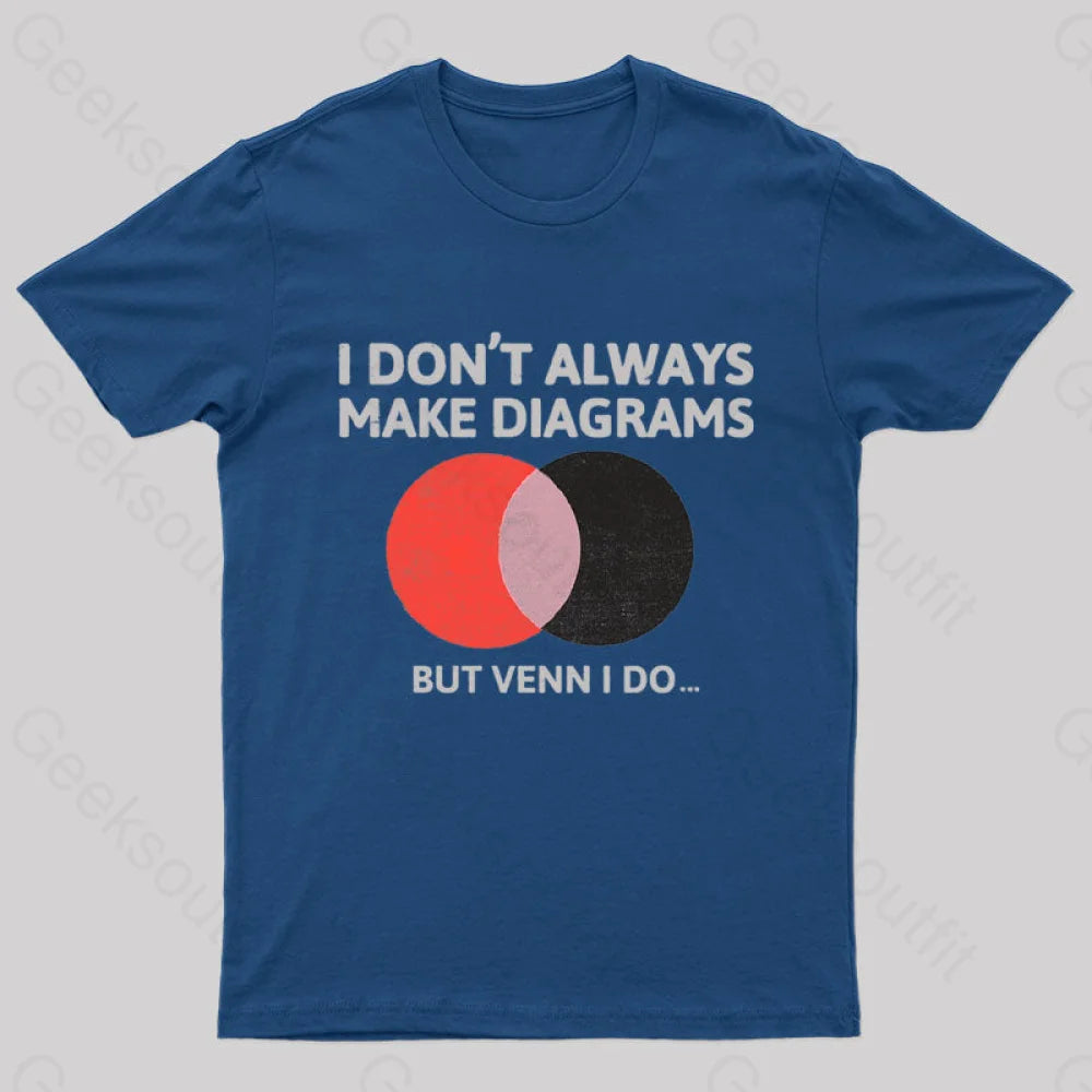 A Mathematical Meme Nerd T-Shirt Navy / S