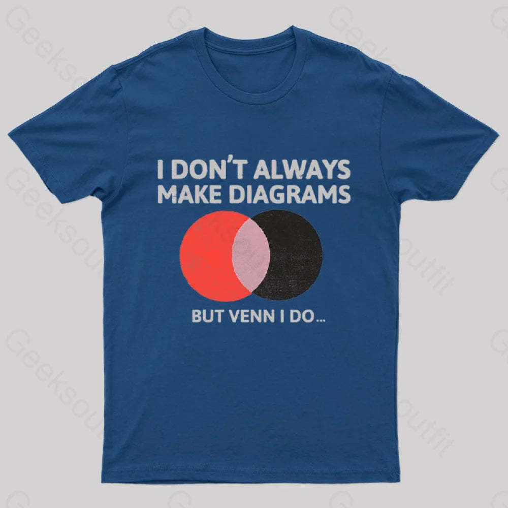 A Mathematical Meme Nerd T-Shirt Navy / S