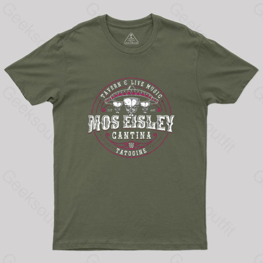 A Tatooine Tavern T-Shirt Army Green / S