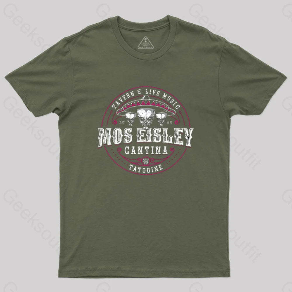 A Tatooine Tavern T-Shirt Army Green / S