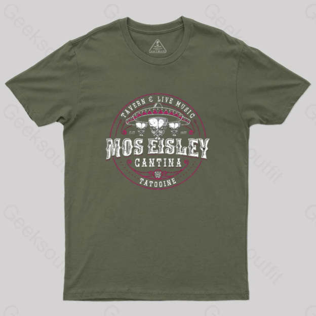 A Tatooine Tavern T-Shirt Army Green / S