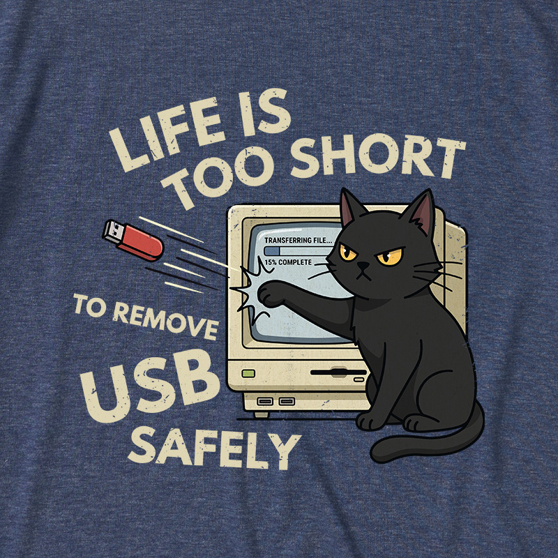 Cat’s Eject Ultra Soft Heather Tees