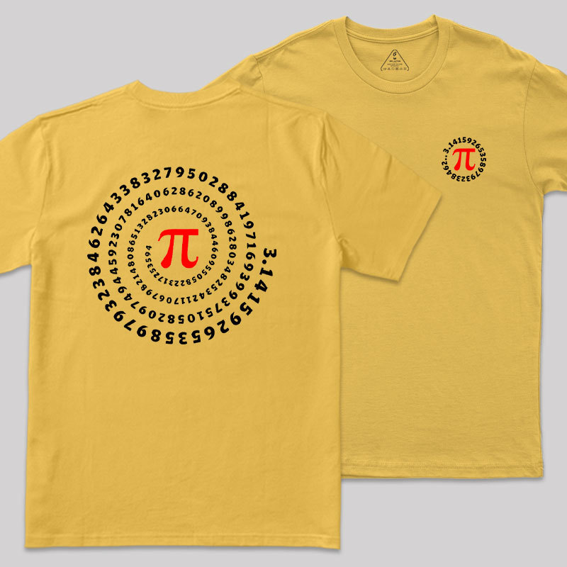 Infinite Circle Front and Back Printed Geek T-Shirt