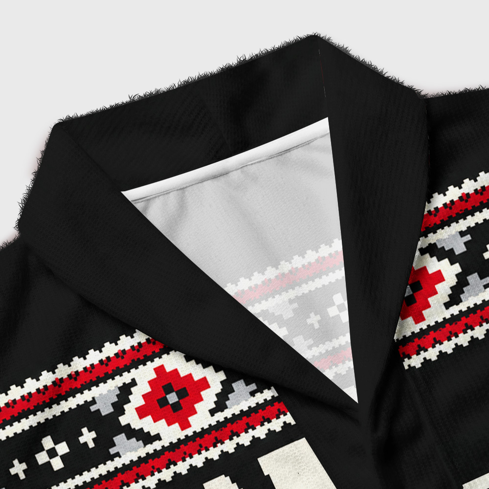 See You Soon Geek Shawl Collar Cardigan