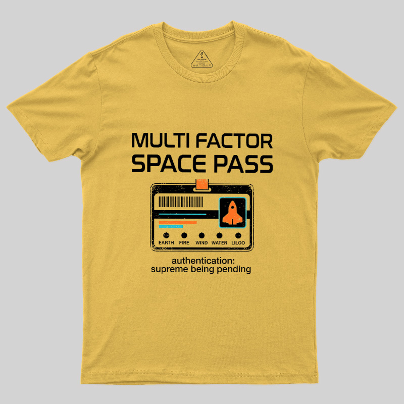 Multi Factor Space Pass Geek T-Shirt
