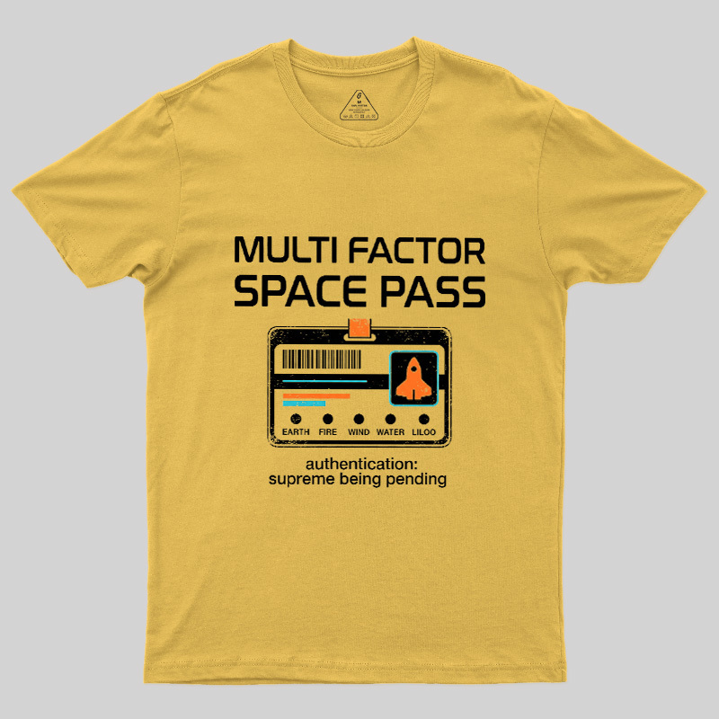 Multi Factor Space Pass Geek T-Shirt