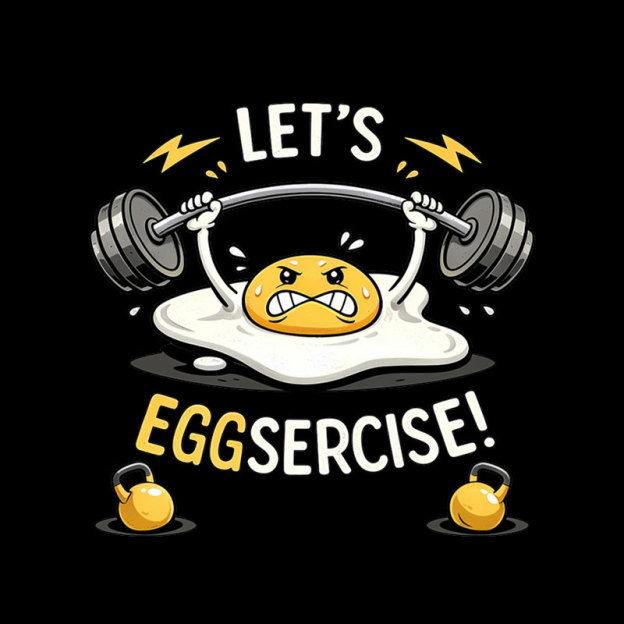 Let's Eggsercise Geek T-Shirt