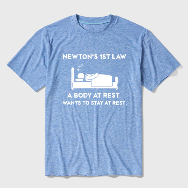 Newton's First Law Ultra Soft Heather Tee