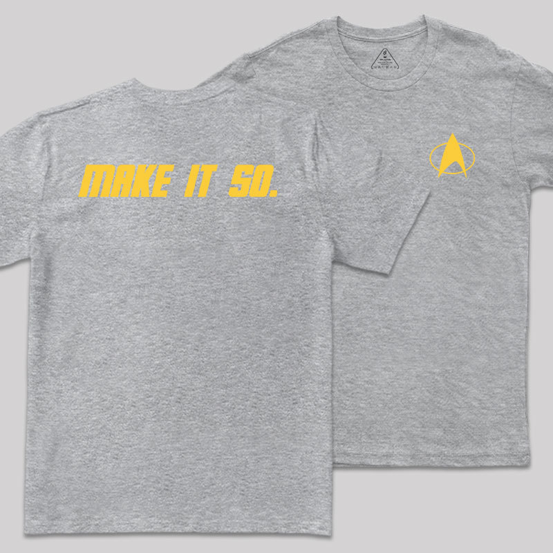 Command Approved Front and Back Printed Geek T-Shirt