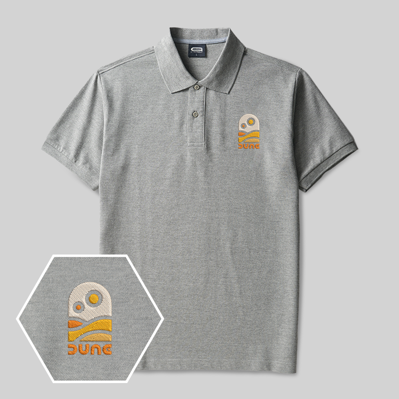 Dune Classic Geek Embroidered Polo Shirts
