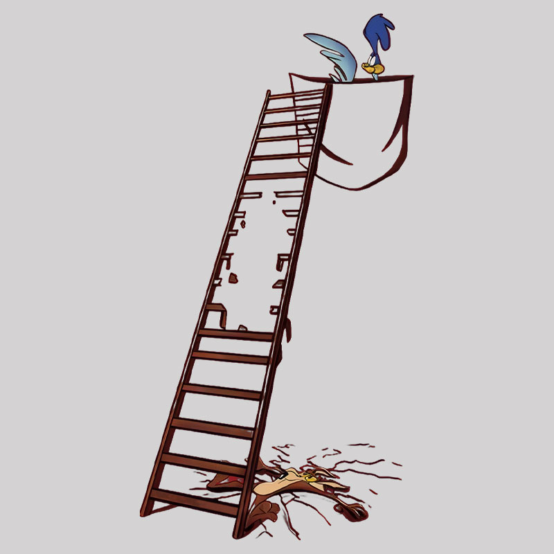 Broken Ladder Geek T-Shirt