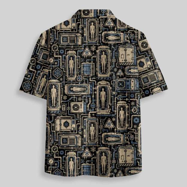 Cloud City Freezing Services Button Up Pocket Shirt