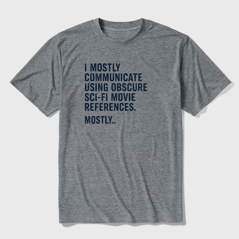 Sci-Fi Movie Reference Ultra Soft Heather Tee