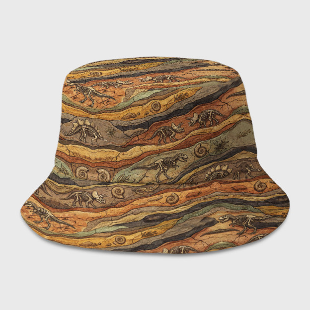 Rock Fossil Geek Bucket Hat