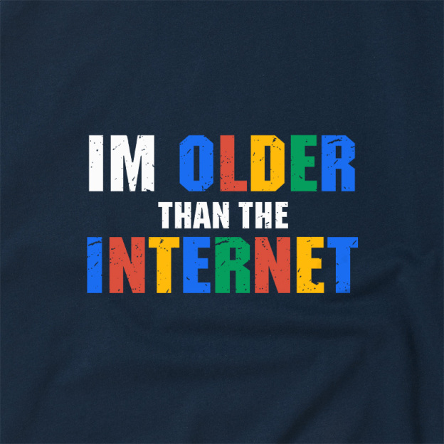 I Am Older Than The Internet Geek Retro Raglan T-Shirt