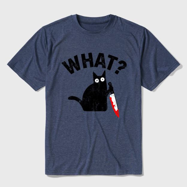 What Cat Funny Ultra Soft Heather Tee