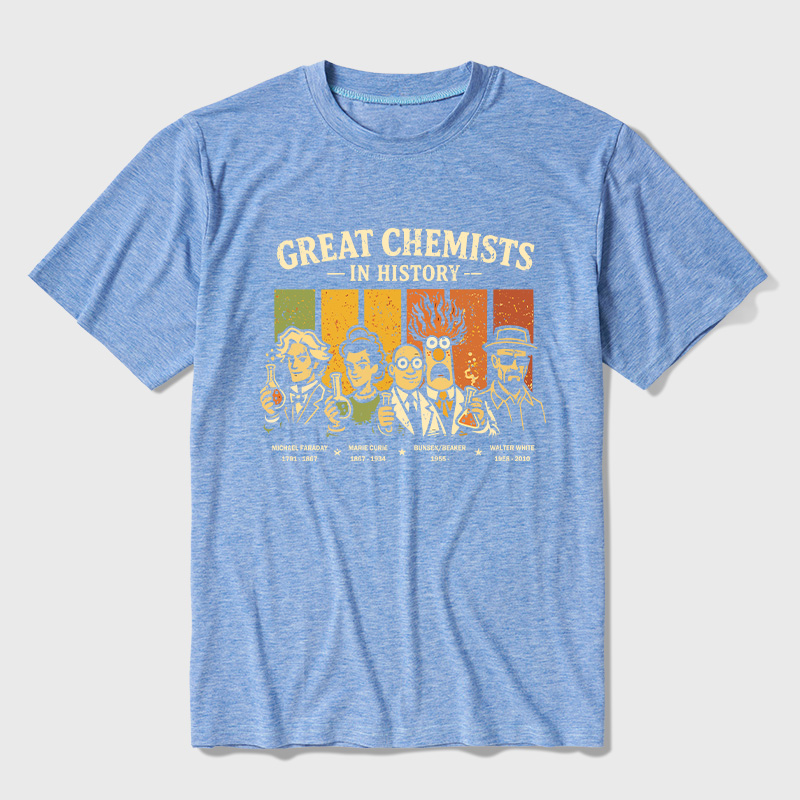 Great Chemists In History Ultra Soft Heather Tees