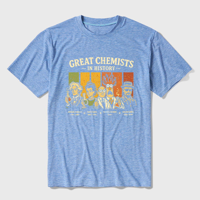 Great Chemists In History Ultra Soft Heather Tees