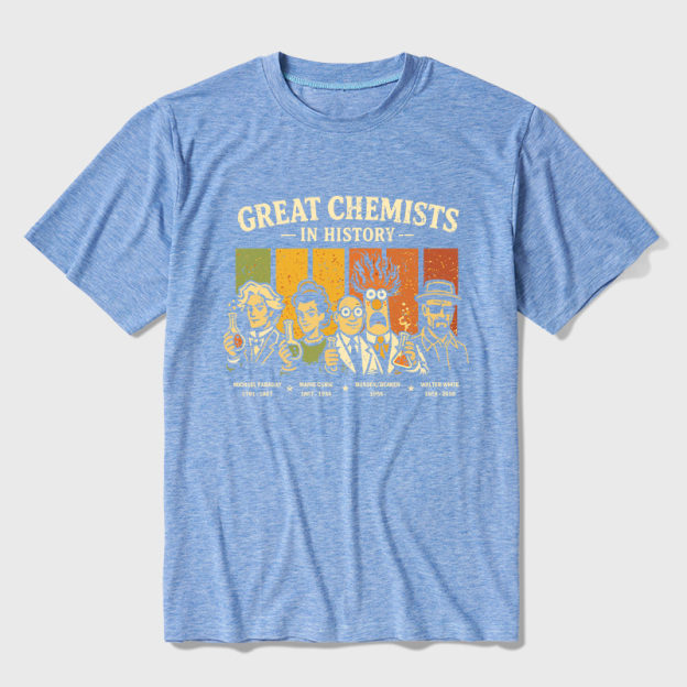 Great Chemists In History Ultra Soft Heather Tees
