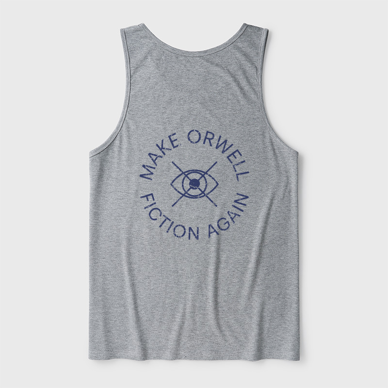 Make Orwell Fiction Again Ultra Soft Heather Tank