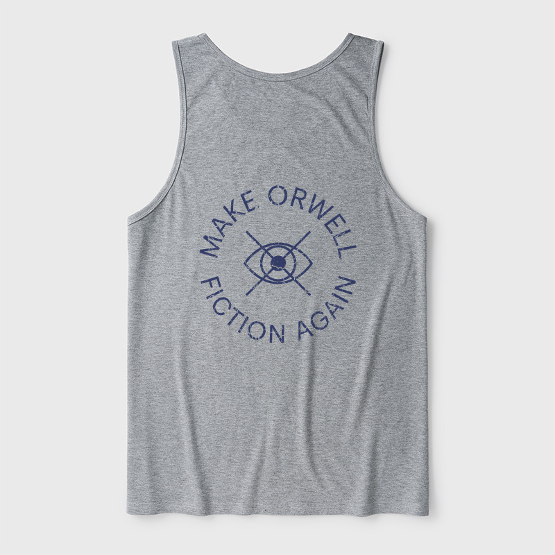 Make Orwell Fiction Again Ultra Soft Heather Tank