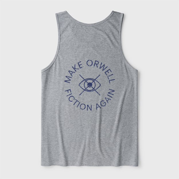 Make Orwell Fiction Again Ultra Soft Heather Tank
